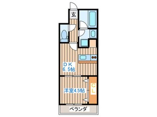 ピュアナ弓ノ町の物件間取画像